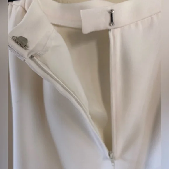 Maxie Klein Collections New York Classy Formal 2-Piece Cream Skirt & Top Size 14 - Picture 7 of 9
